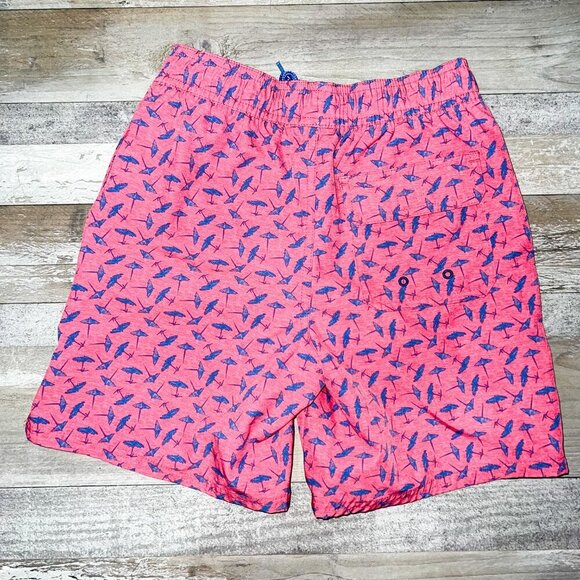 Vineyard Vines Boy's Chappy Swim Trunks Island Umbrella Size S (8-10) - Picture 6 of 6